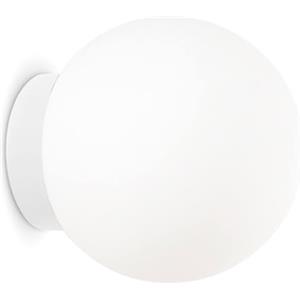 Ideal Lux Mapa Lampada da Parete Bianca - Design Moderno, Luce Calda, Metallo e Vetro, 4W G9