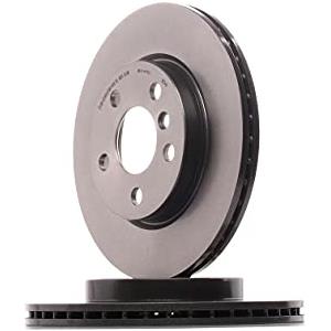 Brembo Disco Freno Anteriore UV Coated e Ventilato - Set di 2 Dischi, Diametro 262 mm/280 mm