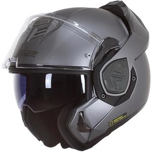 LS2, Casco Moto Modulare ADVANT SOLID Matt Titanium, XS | Uso moto