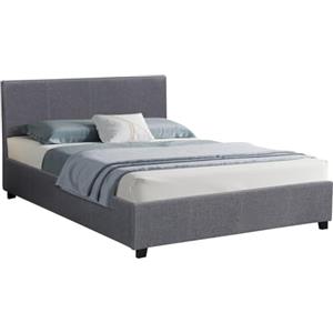 Habitat et Jardin Letto doppio con contenitore Carla - 160 x 200 grigio