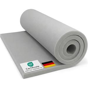 FORTIS POLSTER Pannello in schiuma RG18/28 Topper, cuscino imbottito, diverse misure (120 x 200 cm, 6)