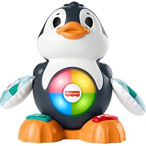 Fisher-Price Pino Pinguino Gioco Interattivo con Numeri, Parole, Luci e Musica per Bambini 9 Mesi