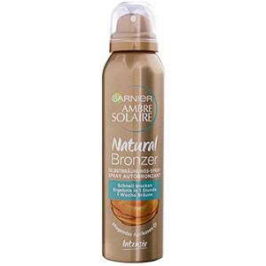 Garnier Spray autoabbronzante con olio di noccioli di albicocca per abbronzatura naturale, Ambre Solaire, 150 ml