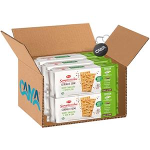 CAIYA 6X Doria Semplicissimi Vegan Crackers di Grano Saraceno e Semi di Chia Fonte di Fibre 245g [CAIYA® BOX da 6 Confezioni]