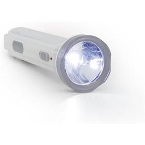 Avidsen, torcia multifunzione ricaricabile con presa elettrica, luce notturna, batteria