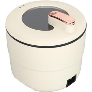 Denash Produttore di Cuociriso Elettrico da 300 W per Cottura a Vapore, 1,8l Multifunzionale Portatile, Cucchiaio Per Riso e Cereali per La Casa, Appartamenti e Dormitori