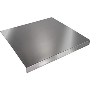 ZeroInox Tagliere Acciaio Inox Professionale (Tutte Le Misure) Piano Lavoro Cucina Uso Alimentare spianatoia per impastare Pane Pizza Fermi Antiscivolo - Profondità 60 (L40 x P60 x 3cm)