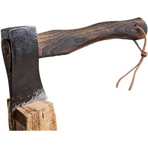 Generic Manico in legno per ascia - Comoda maniglia per ascia - Manico di ricambio in legno, manico corto per ascia d'accetta, manico ergonomico per accetta