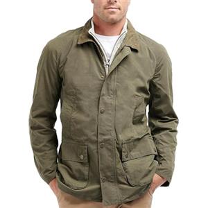 Barbour Giacca Ashby Casual Uomo Olive - Cotone, Tinta Unita, Primavera/Autunno, Taglie S e M