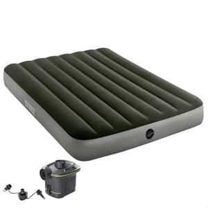 Intex FULL DURA-BEAM PRESTIGE AIRBED WITH BATTERY PUMP