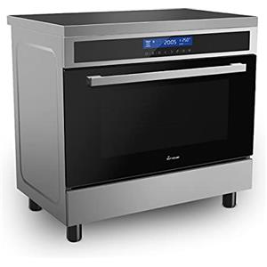 KKT KOLBE Libera installazione cucina piano cottura a induzione | 90cm | 108 l | 4 zone | zona flessibile | 15 livelli di calore | CC9001IND
