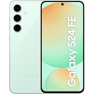 Samsung Smartphone Samsung Galaxy S24 FE 128 GB Verde - [Versione Tedesca, Spagnola, Francese, UK, Belga, Olandese, Danese, Finlandese, Norvegese, Svedese]