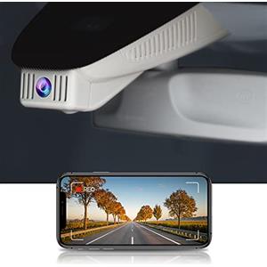Fitcamx Dashcam 4K Adatto per Mercedes-Benz GLC W204 W205 e Classe C X253 (Modello 6105), OEM Car Camera 2160P UHD Video WiFi, G-Sensor, Loop Recording, WDR Dash-cam Car, Plug & Play, 64GB Card