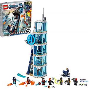 LEGO Marvel Avengers: Avengers Tower Battle 76166 Collectible Building Toy with Action Scenes and Superhero Minifigures; Cool Holiday or Birthday Gift, New 2020 (685 Pieces)