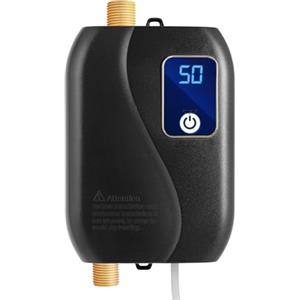 YNAADYH Scaldacqua istantaneo 230V, scaldacqua elettrico senza serbatoio, doccia elettrica istantanea senza serbatoio 3500W, per bagno e cucina, 25-50 °C