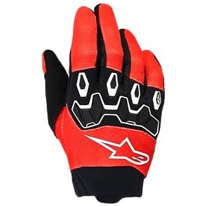 Alpinestars Full Bore V2 Guanti da motocross giovanile, nero/rosso, XS