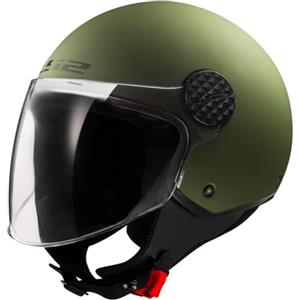 LS2, Casco Moto Jet SPHERE II SOLID Military Green, S