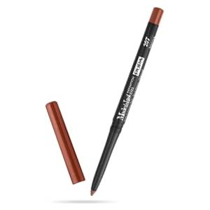 Pupa Matita Occhi Waterproof Made to Last Definition Eyes Pencil (Colore 207 Deep Burgundy) Tenuta estrema, Stilo automatica, Mina retraibile, Temperino incluso - Formato 0,35 g