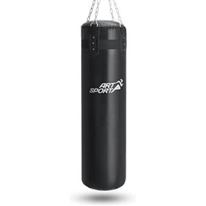 ArtSport set sacco da boxe da 30 kg riempito, set da boxe con catena d'acciaio a 4 punti e moschettone per adulti, sacco da boxe sospeso da 120 cm per boxe e kickboxing