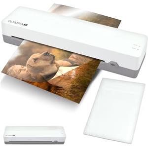 OLYMPIA A130 Plastificatrice A3 | Fogliatrice compatta per ufficio, scuola e casa | Laminazione a caldo fino a 320 mm | Per pellicole di laminazione da 80 - 125 micron | Plastificatrice A3 & A4 |