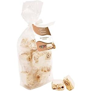 LUSCIOUX Cubetti di torrone morbido alla Mandorla di Sicilia in Busta con Fiocco (100)