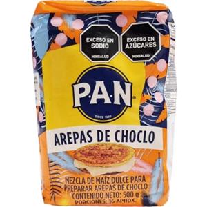 Generic Harina Pan (dolce) Rosso 500g | Farina di mais giallo dolce, farina di mais per Arepas, farina di mais precotta per la cottura