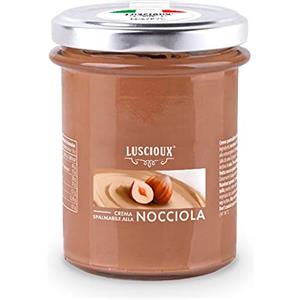 LUSCIOUX Crema spalmabile alla Nocciola di Sicilia con il 45% di Nocciole (200)