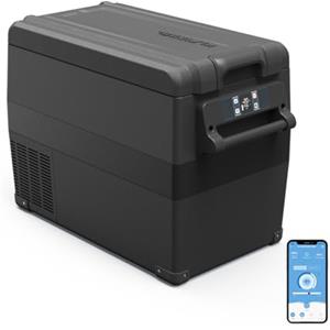 Alpicool NCF45 40L Frigoriferi Portatile Elettrico Frigorifero per Auto Congelatore 12V 24V DC/AC Mini Frigo per Viaggio, Picnic, Campeggio Uso Esterno, da -20℃ a 20℃(nero)