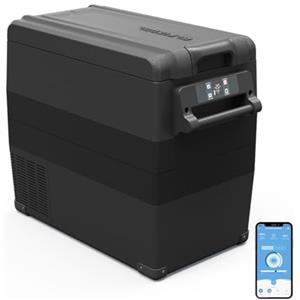Alpicool NCF55 50L Frigoriferi Portatile Elettrico Frigorifero per Auto Congelatore 12V 24V DC/AC Mini Frigo per Viaggio, Picnic, Campeggio Uso Esterno, da -20℃ a 20℃(nero)