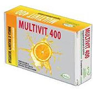 Wellvit integratori MULTIVIT 400 Multivitaminico orosolubile naturale Antiossidante ad alto assorbimento Complesso vitaminico derivante da frutta e verdura liofilizzata Non contiene zinco Con acido folico Made in Italy