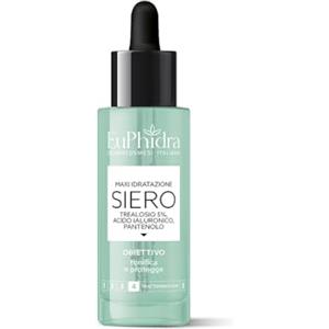 Euphidra Maxi Idratazione Siero 30 ml - Gel Idratante con Trealosio, Acido Ialuronico e Pantenolo