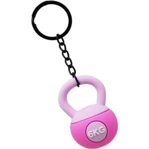 ESTCNK Portachiavi a forma di kettlebell ispirato al fitness, accessorio unico per sport con design kettlebell per persone attive