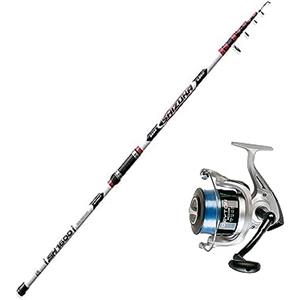 Generico Kit Pesca Surfcasting - Canna Shizuka SH1600 220 gr 4.20 mt + Mulinello Trabucco Dayton SW 6500