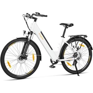 Eleglide Bicicletta elettrica T1 Step-Thru, bicicletta elettrica da 27,5, bici da trekking, E-City con batteria al litio da 36 V, 13 Ah, fino a 100 KM, motore da 250 W, conforme all'UE, display LCD