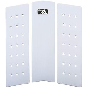 AQUBONA 3 Pezzi Stomp Pad Tavola da Surf Eva Trazione Pad Adesivo Coda Professionale Pad/Si Applica Tutte Le Tavole - Tavole da Surf, Shortboard, Longboard, Skimboard (Cerchio Bianco)