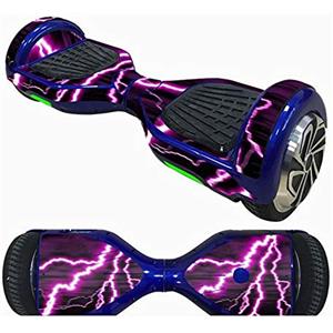 YosicilWaroom Adesivo autobilanciante per monopattino, impermeabile, autobilanciante, a due ruote, per hoverboard, 6,5 pollici, Viola