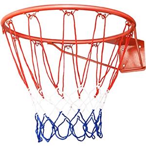 GYMAX Canestro da Basket da Camera, Diametro di 45 cm, Montaggio da Parete, Accessore Sportivo di Basketball, Tabellone Professionale da Interno/Esterno, Mini Pallacanestro Bordo Bambini