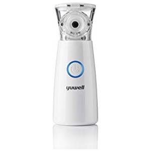 Yuwell M102 Aerosol a Ultrasuoni Mesh Portatile per Bambini e Adulti | tratta le vie respiratorie ovunque, tecnologia mesh a ultrasuoni, silenzioso, per bambini adulti e anziani