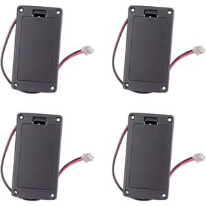 PRIZOM 4X 9V Piatto Chitarra Pick-up Coperchio della Batteria Scatola di Tenuta della Batteria di Immagazzinaggio per Chitarra Elettrica Accessorio Basso