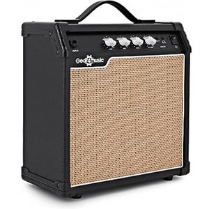 Gear4music Amplificatore da Pratica 15W per Chitarra Acustica | Per principianti, ingresso ausiliario 3,5mm per suonare su basi, guscio robusto per uso intensivo, da casa alla strada