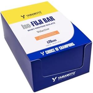 Yamamoto Nutrition Iso-Fuji BAR, Barretta Multistrato con 13 g di Proteine Arricchita con Proteine Isolate Volactive, Gusto Burro d'Arachidi
