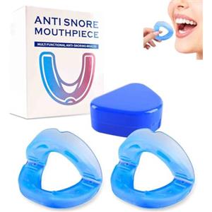 JXpxbao Rinovax Bite Antirussamento-Dispositivo Antirussamento Rinovax - Supporto per un Sonno Sereno,Aiuta a Ridurre il Russare,Migliorare la respirazione e il comfort,Facile Da Pulire (2PCS)