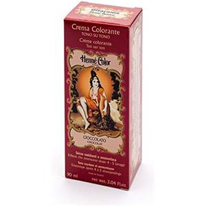 SITARAMA HENNE'CREMA NUANCE CIOCCOLATO 9 - Crema Colorante Naturale per Capelli con Riflessi Semipermanenti