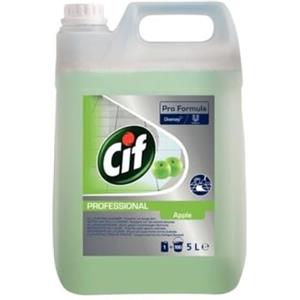 SGWEB Professional Cif Green Apple Detergente Pavimenti Profumato Mela Verde Set da 2 Taniche da 5 Litri Totale 10L per Pulizia Professionale Superfici Hard Floor Detersivo Concentrato Igienizzante