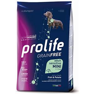 Prolife CROCCHETTE PROLIFE GRAIN FREE ADULT SENSITIVE PESCE E PATATE MINI. 7KG
