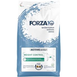 Generico FORZA 10 Cane Weight Control gusto Pesce | alimento secco dietetico completo per cani adulti, per la riduzione dell'eccesso di peso corporeo, 1 confezione da 4 kg.