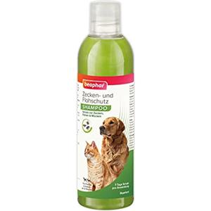Beaphar Beephar, Shampoo Anti pulci, per Cani e Gatti da 12 Settimane, Efficace Anche Contro Le zecche, flacone da 250 ml
