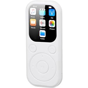 Solinder Lettore MP3 con Registratore Vocale, Lettore Musicale Portatile da 128 GB, Altoparlante HiFi, 5.4, Riproduzione 48 Ore, Schermo da 2 Pollici, Calendario, (Senza scheda di memoria)