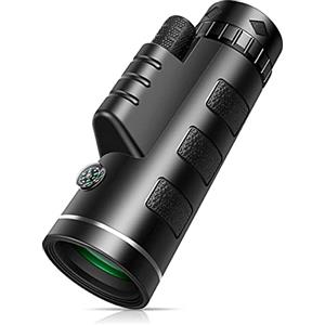 Barabesty Super 40X60 Telescopio monoculare Portatile Visione Notturna HD Zoom Monoculare Binocolo Telescopio tascabile