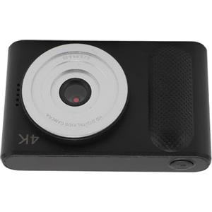 Generic Fotocamera Digitale Portatile 4K 48MP HD Zoom 16X Fotocamera con Messa a Fuoco Automatica per Fotografie di Viaggio, Micro SLR Leggera per Avventure All'aria Aperta (BLACK)